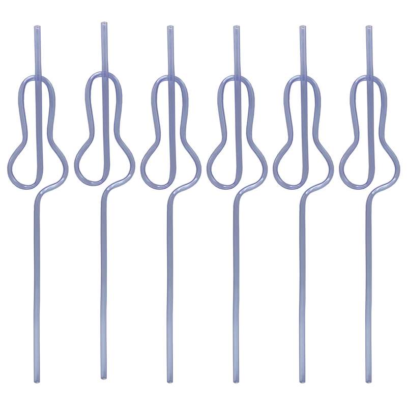 نی شربت مدل پیچ مجموعه 6 عددی