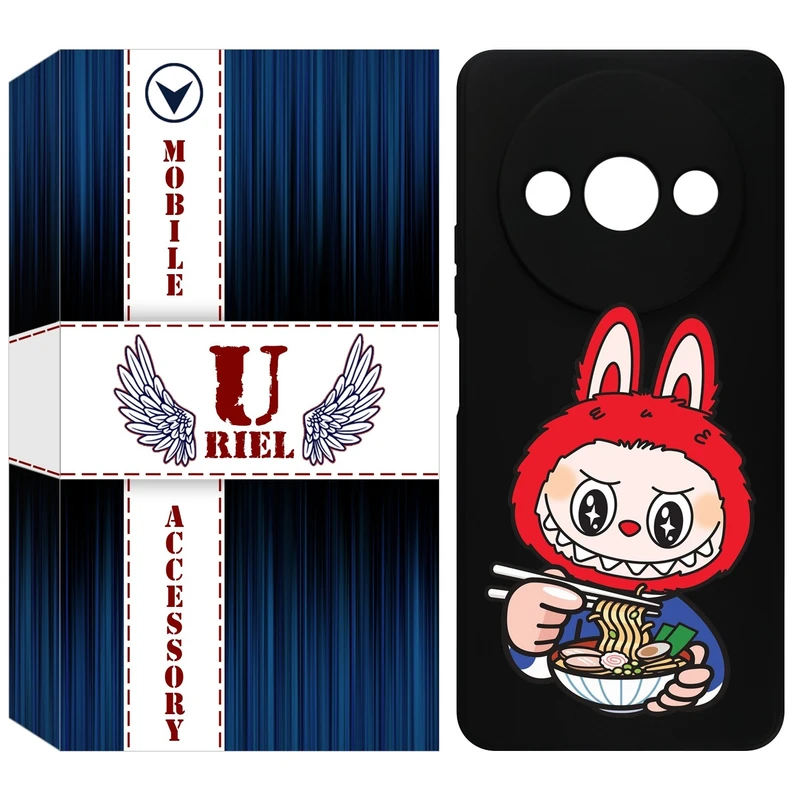 کاور یوریل مدل KSH کد 117 طرح عروسک لبوبو مناسب برای گوشی موبایل شیائومی Redmi A3 / A3x