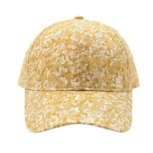 کلاه کپ زنانه آی ام مدل گلدار