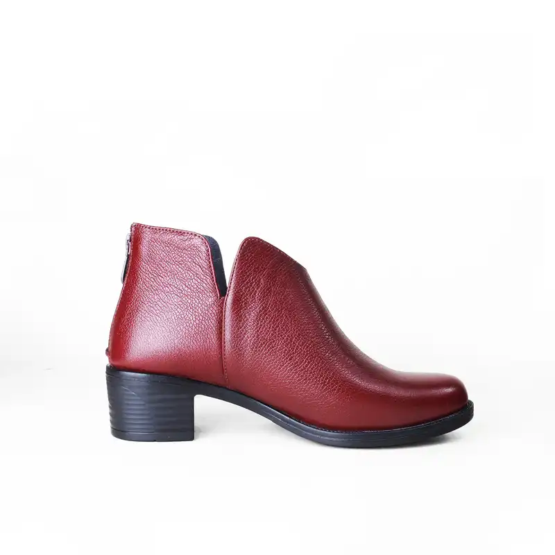 نیم بوت زنانه کفش مسعود تبریز مدل ژینا کد 018