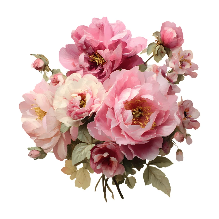 استیکر پارچه و لباس پاد آفرین مدل کارتونی طرح گل کد S6052