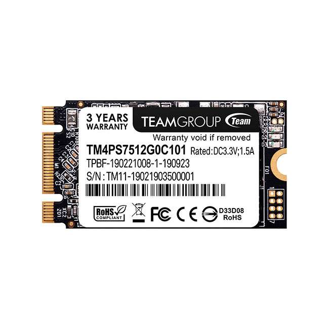 اس اس دی اینترنال تیم گروپ مدل TM4PS7512G0C101 ظرفیت 512 گیگابایت اس اس دی اینترنال تیم گروپ مدل TM4PS7512G0C101 ظرفیت 512 گیگابایت