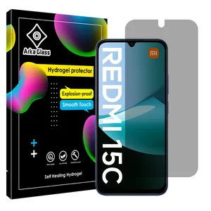 Arca Glass Tough model privacy screen protector suitable for Xiaomi Redmi 15C mobile phone
