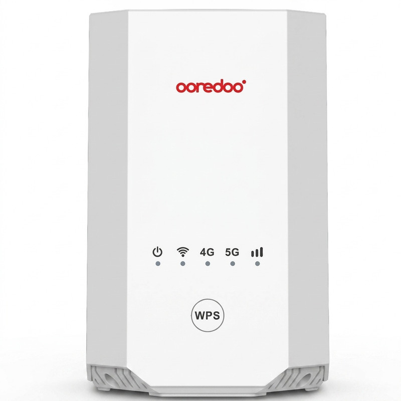 مودم روتر 4G/5G زد ال تی مدل OOREDO VOIP X28 با وای‌فای 6 AX1800، پشتیبانی همزمان 64 کاربر، پورت‌های گیگابیتی، تجمیع فرکانس خودکار و درگاه RJ11 برای تماس اینترنتی و ویپ