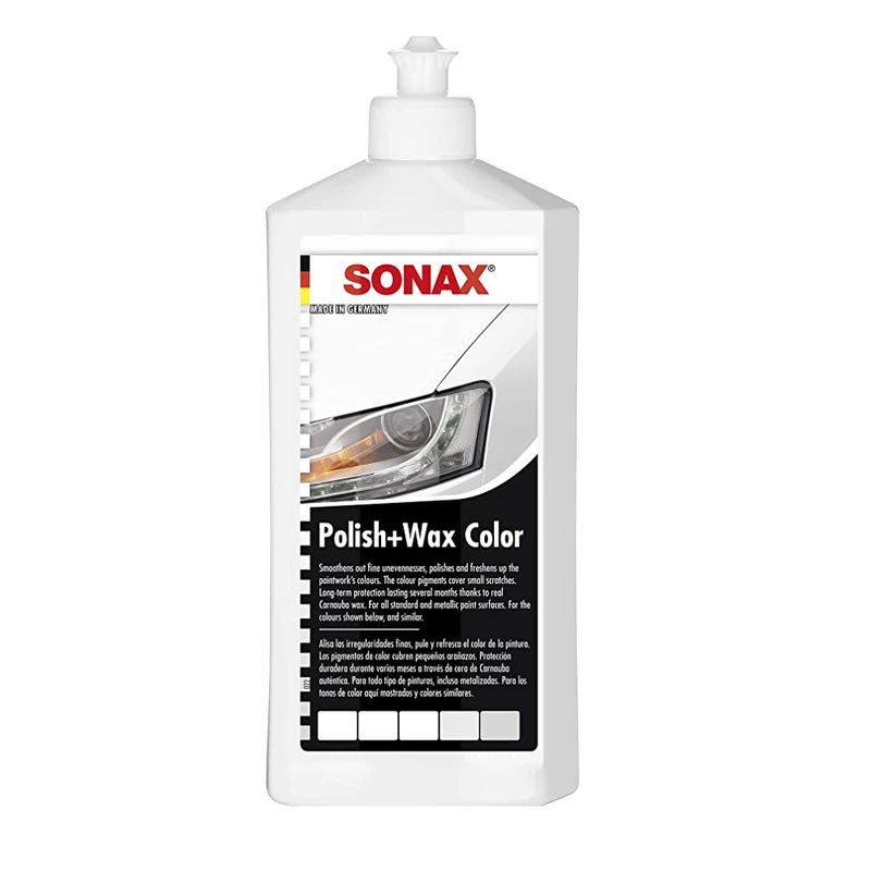 واکس بدنه خودرو سوناکس مدل WHITE کد 0954 حجم 500 میلی لیتر