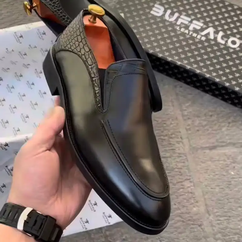 کفش مردانه مدل چرم طبیعی کد 8001-bofa.bahman