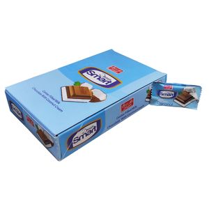 نقد و بررسی شکلات شیری با کرم نارگیل دریم اسمارت شیرین عسل - 9 گرم بسته 50 عددی توسط خریداران