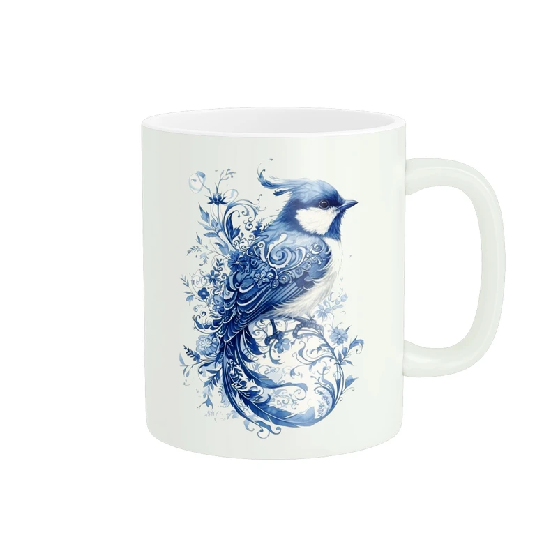 ماگ پاد آفرین طرح پرنده کد 918