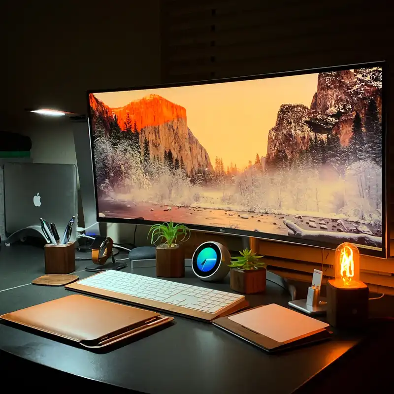 مانیتور خمیده ال جی مدل 38WK95C-W سایز 38 اینچ