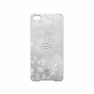 MAHOOT Silver-Wildflower Cover Sticker for BlackBerry Z30