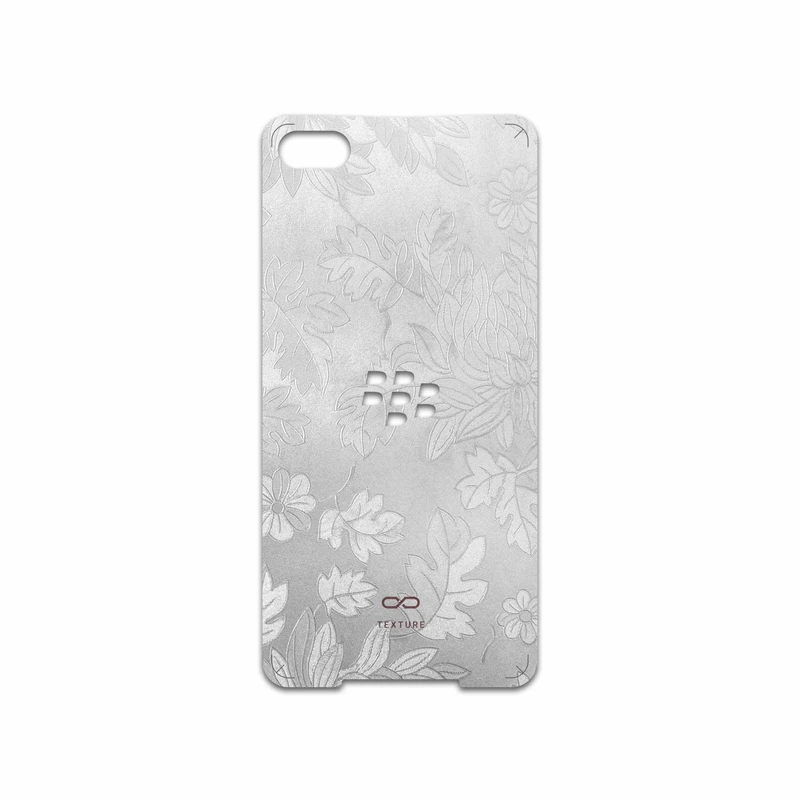 برچسب پوششی ماهوت مدل Silver-Wildflower مناسب برای گوشی موبایل بلک بری Z30