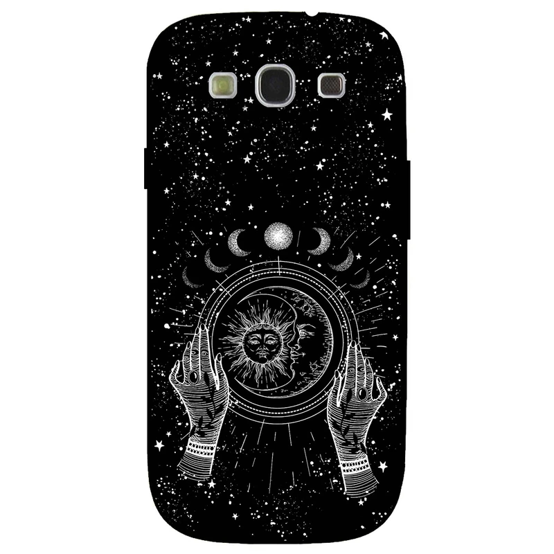 کاور مگافون طرح ماه و خورشید مدل 1892 مناسب برای گوشی موبایل سامسونگ Galaxy S3         