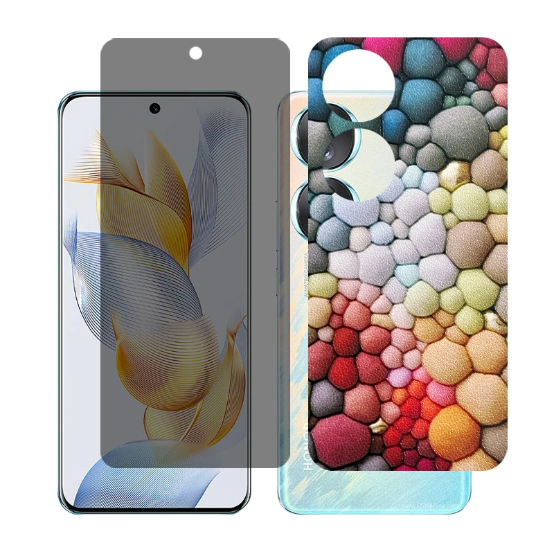 محافظ صفحه نمایش حریم شخصی گلس مدل Together مناسب برای گوشی موبایل آنر 70 به همراه برچسب پوششی