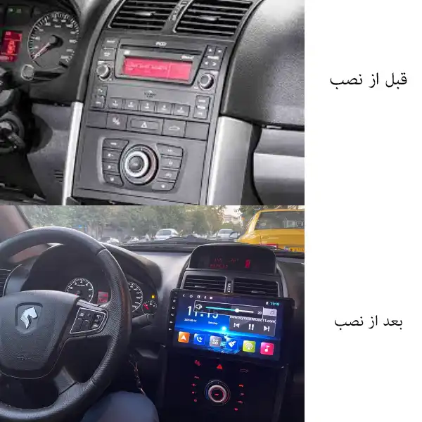 پخش کننده تصویری خودرو اینفینیتی کدN10 مناسب برای سمند