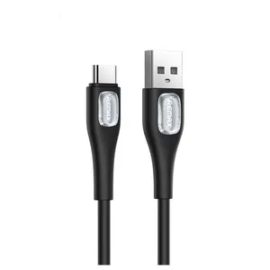 کابل تبدیل USB به USB-C ریمکس مدل Fast Charge Crystal طول 1 متر
