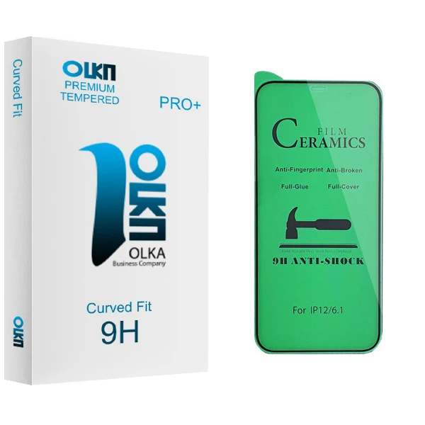 محافظ صفحه نمایش سرامیکی الکا مدل Premium glass مناسب برای گوشی موبایل اپل iPhone 12