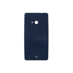 MAHOOT Deep-Blue-Leather Cover Sticker for Microsoft Lumia 535