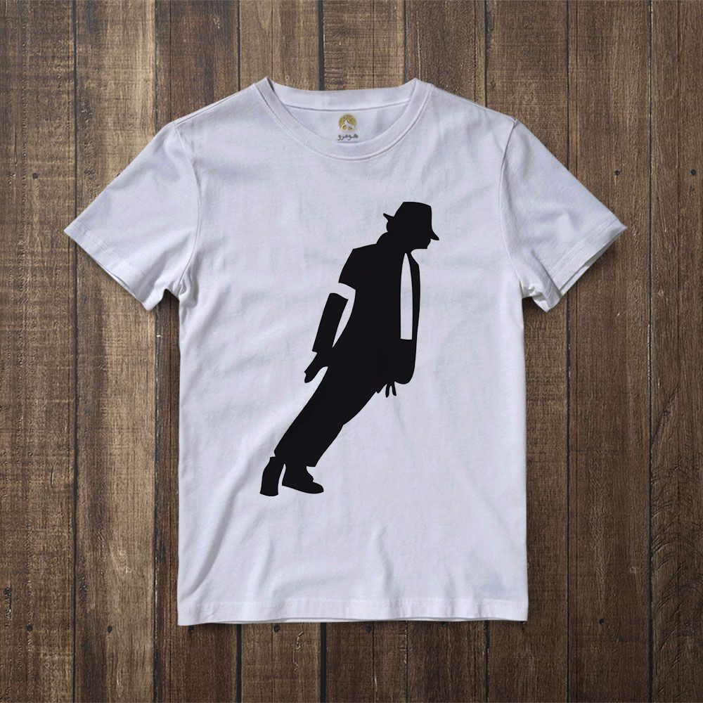 تی شرت آستین کوتاه زنانه هومرو مدل TW444 طرح مایکل جکسون -  - 6