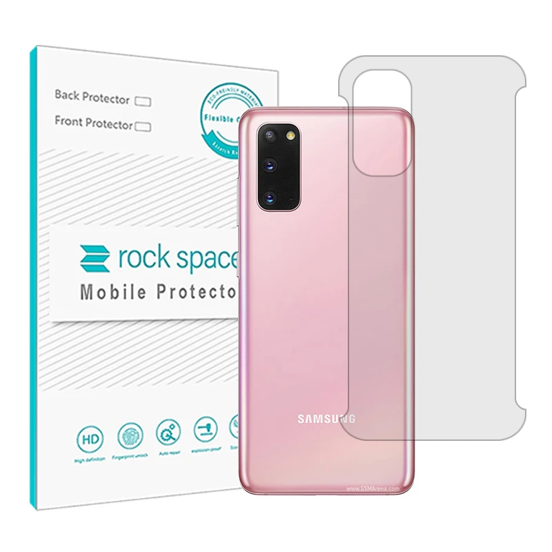 محافظ پشت گوشی شفاف راک اسپیس مدل HyGEL مناسب برای گوشی موبایل سامسونگ Galaxy S20