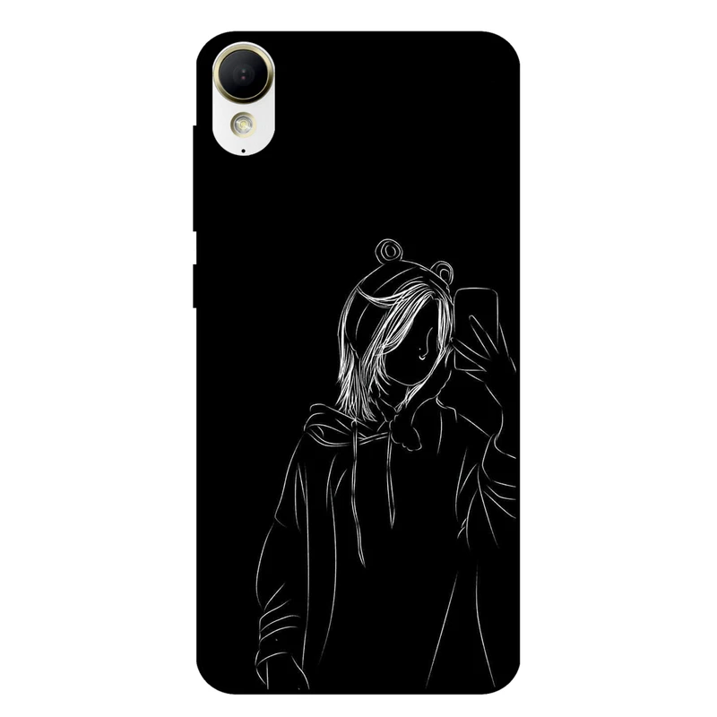 کاور مگافون طرح دخترانه مدل 1841 مناسب برای گوشی موبایل اچ تی سی Desire 825