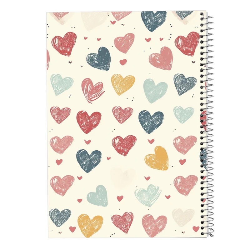 دفتر مشق 100 برگ مدوپد مدل عاشقانه love کد DF14109