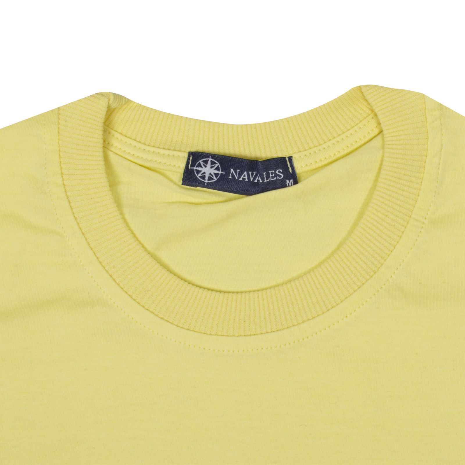 تی شرت آستین کوتاه مردانه ناوالس مدل HIGH FIVE رنگ زرد -  - 4