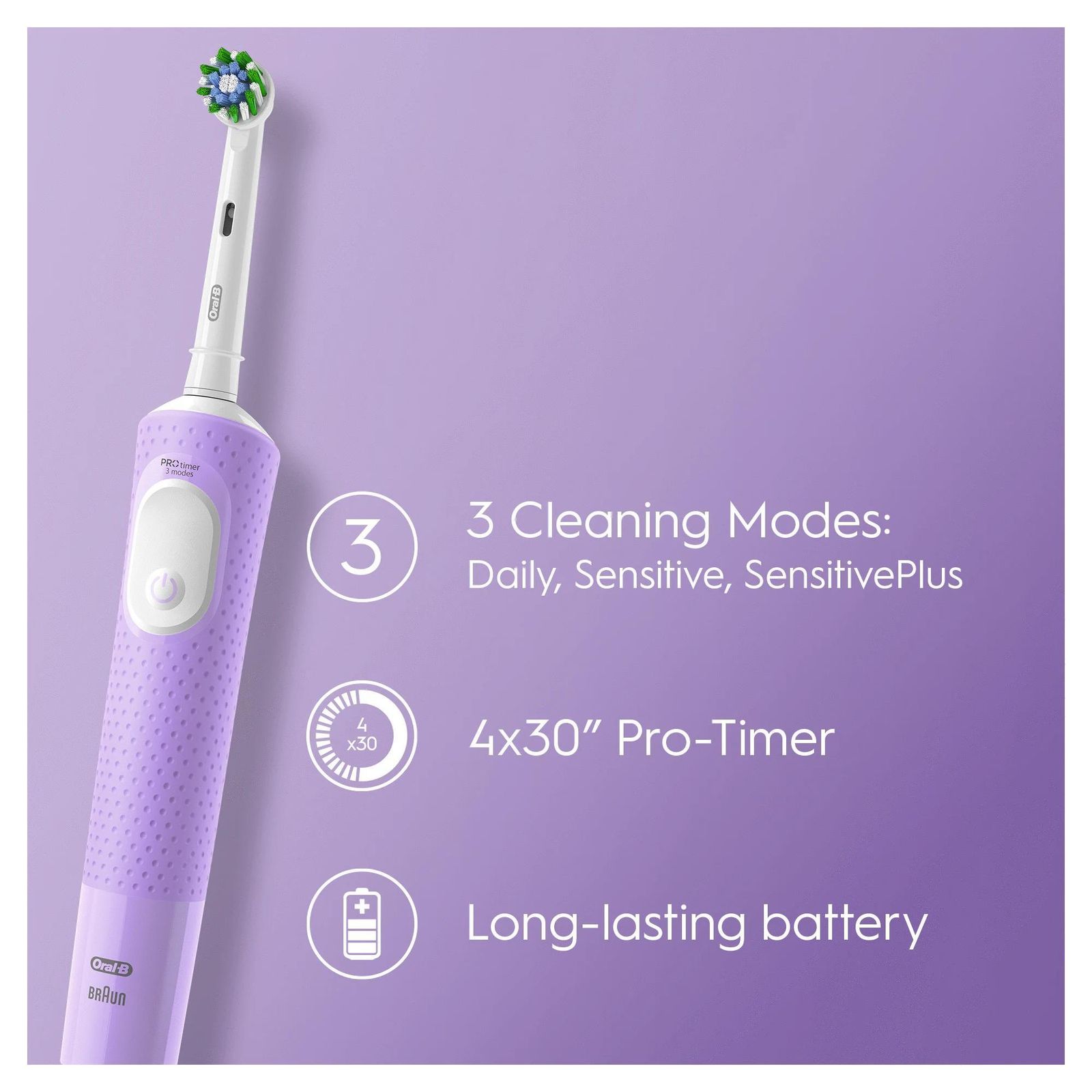 مسواک برقی اورال-بی مدل Vitality Pro Protect X Clean -  - 2