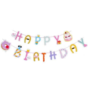 ریسه تولد مدل تولد مبارک طرح کیک کد 01