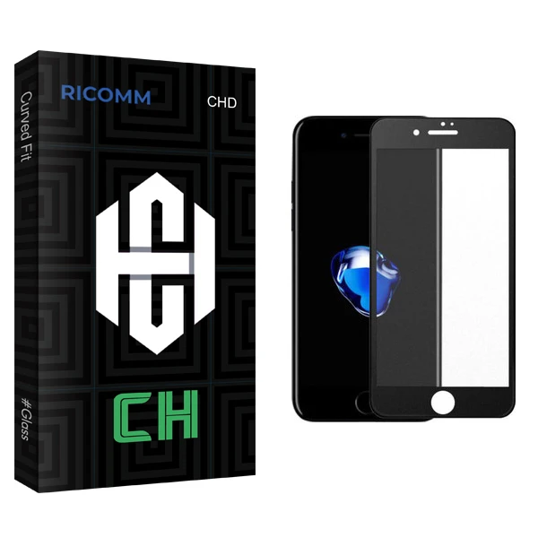 محافظ صفحه نمایش شیشه ای ریکام مدل CH glass مناسب برای گوشی موبایل اپل iphone 8