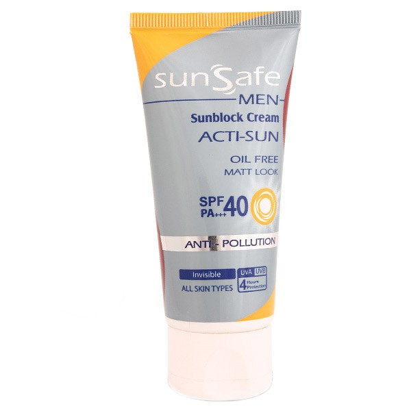 کرم ضد آفتاب آقایان سان سیف SPF40