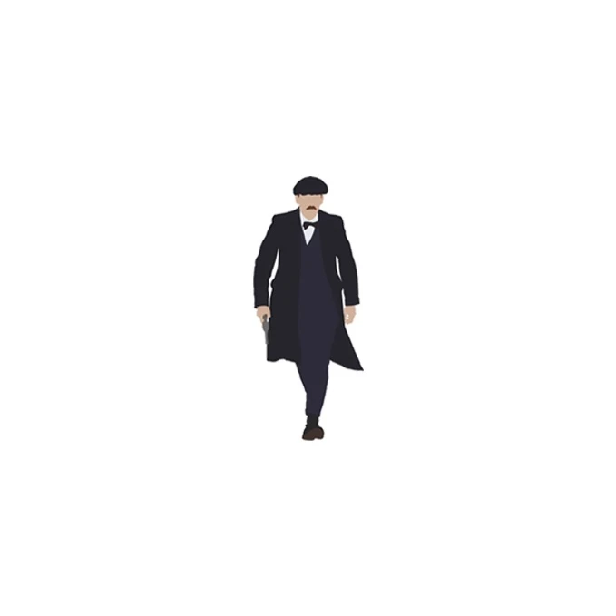 استیکر لپ تاپ لولو طرح ارتور شلبی سریال PEAKY BLINDERS کد 595