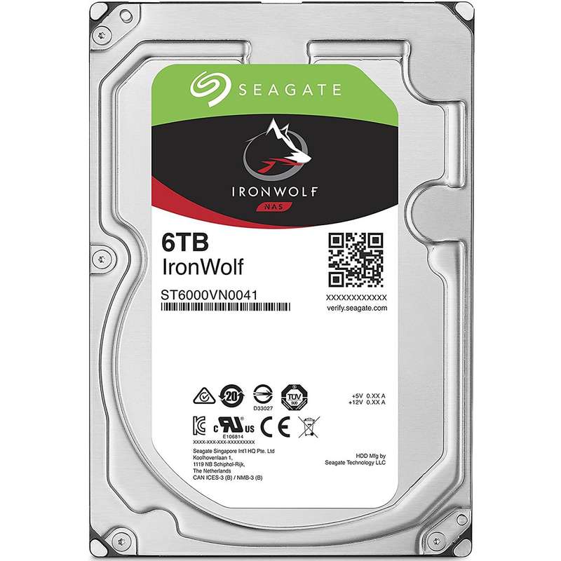 هارددیسک اینترنال سیگیت مدل IronWolf ST6000VN0041 ظرفیت 6 ترابایت هارددیسک اینترنال سیگیت مدل IronWolf ST6000VN0041 ظرفیت 6 ترابایت