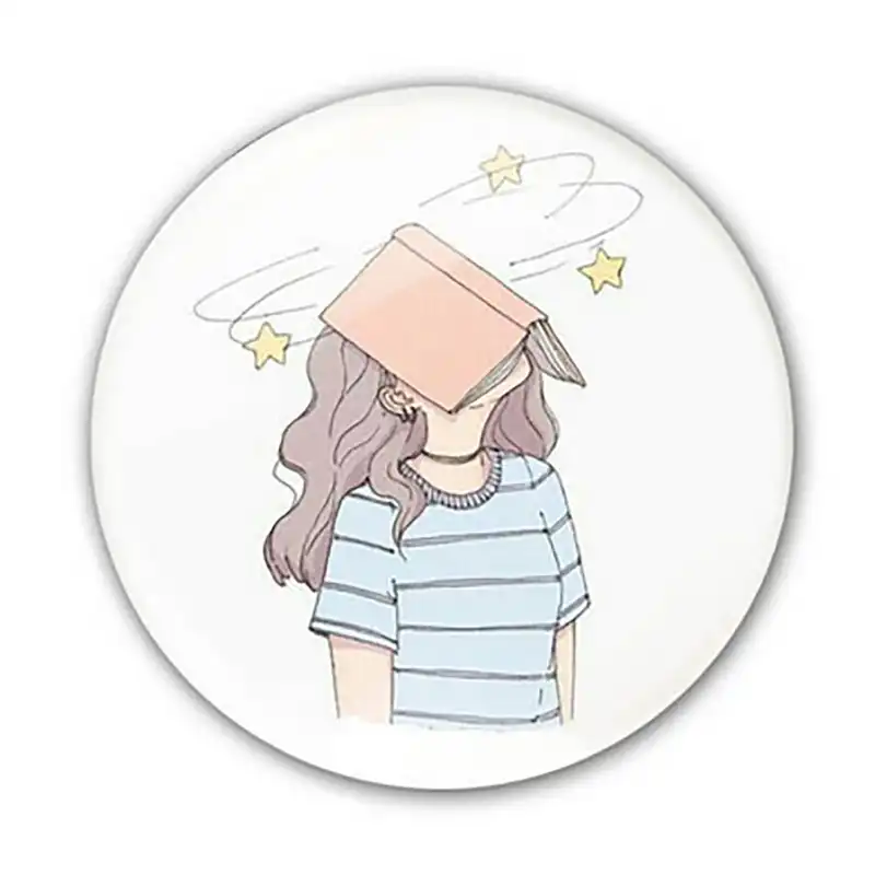 مگنت عرش طرح دختر و کتاب کد Asm842