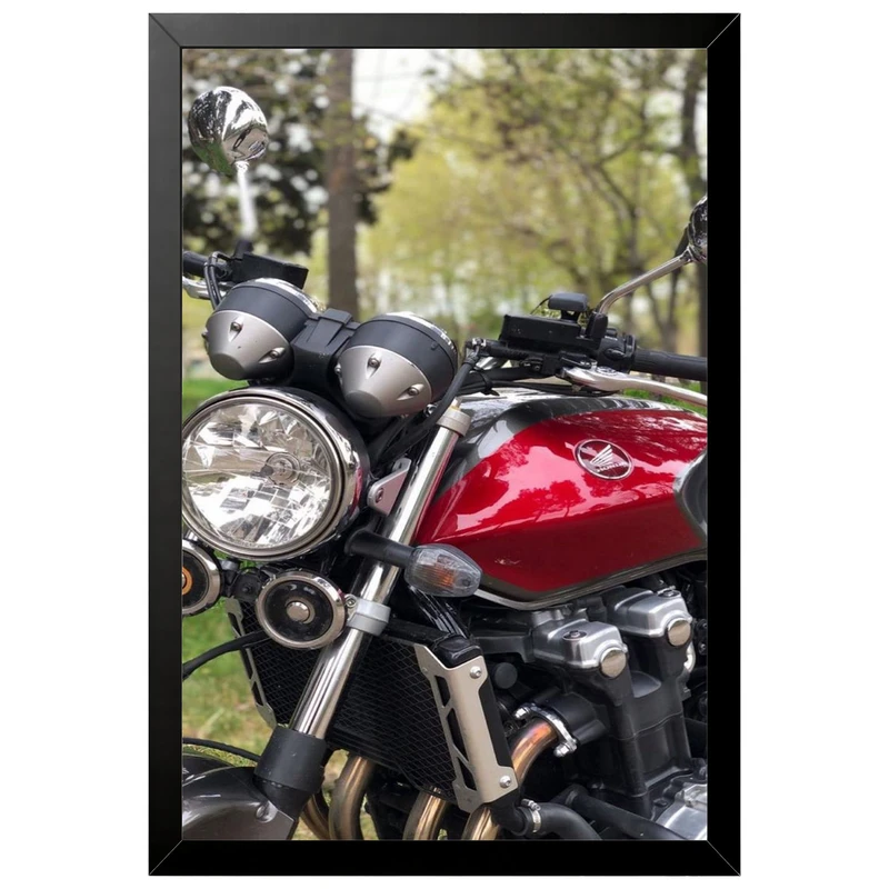 تابلو بکلیت طرح موتور سنگین هوندا HONDA CB1300 مدل B-po2280 فریم مشکی
