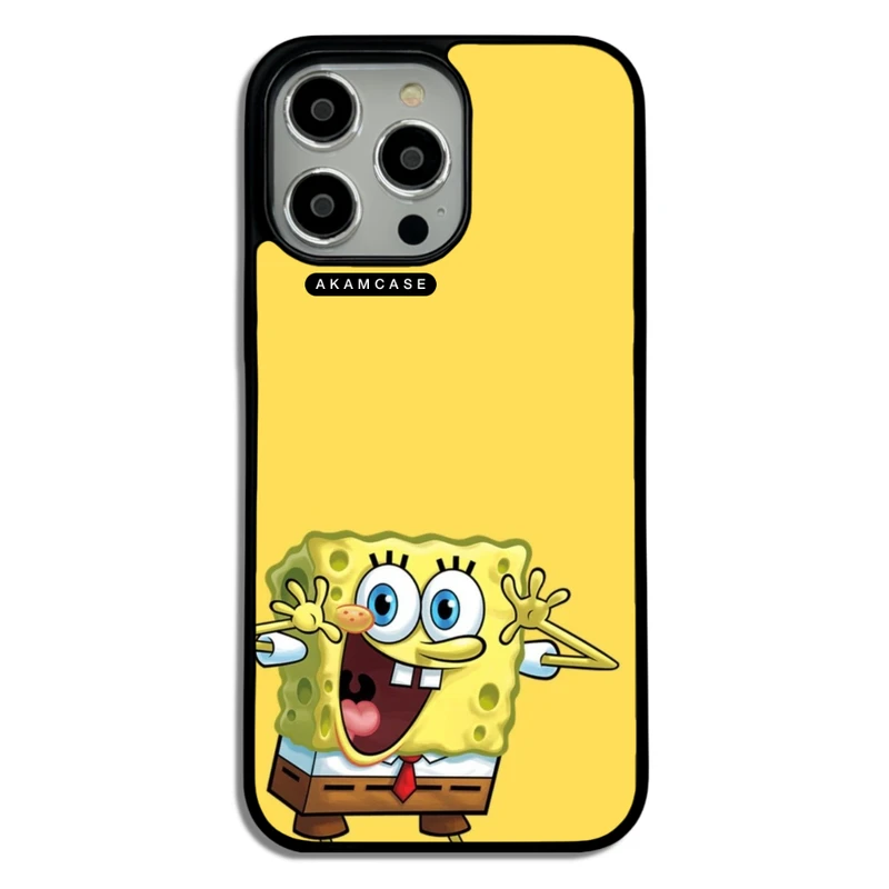 کاور آکام مدل AMC-WA14PROMAX-SPONGE BOB11 مناسب برای گوشی موبایل اپل iPhone 14 Pro Max