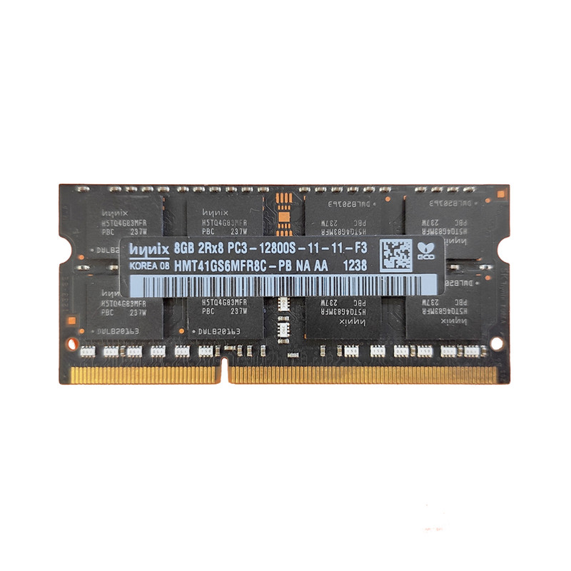 رم لپتاپ DDR3 تک کاناله هاینیکس cl11 مدل PC3 -12800S ظرفیت 8 گیگابایت