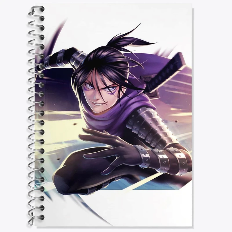 دفتر زبان 50 برگ خندالو مدل دو خط طرح سونیک انیمه مرد تک مشتی One Punch Man کد 11357