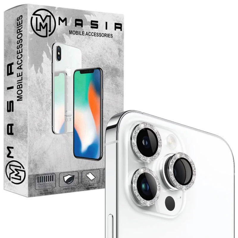 محافظ لنز دوربین مسیر مدل رینگی اکلیلی مناسب برای گوشی موبایل اپل Iphone 13 Pro / 13 Pro Max