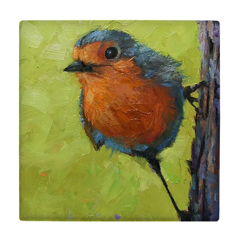  زیر لیوانی  طرح نقاشی پرنده کد    5849435_4314