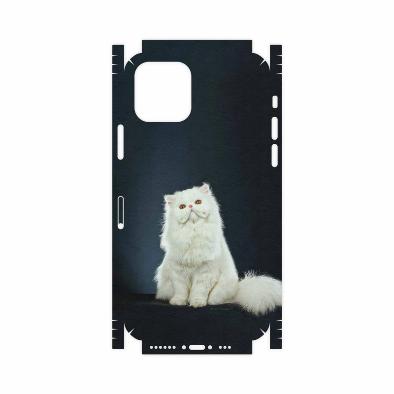 برچسب پوششی ماهوت مدل Persian cat-FullSkin مناسب برای گوشی موبایل اپل iPhone 11 Pro