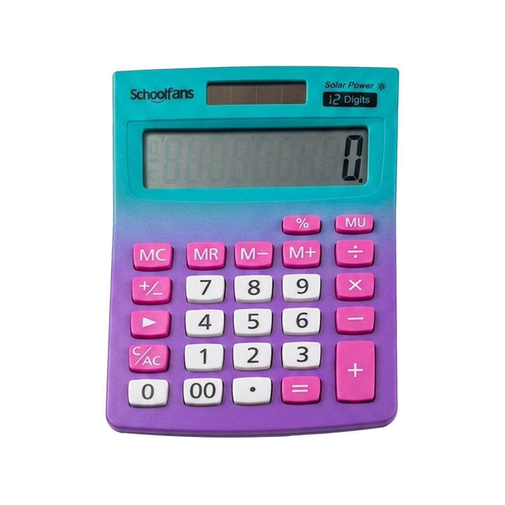 ماشین حساب اسکول فنس مدل پاستیلی کد 92901
