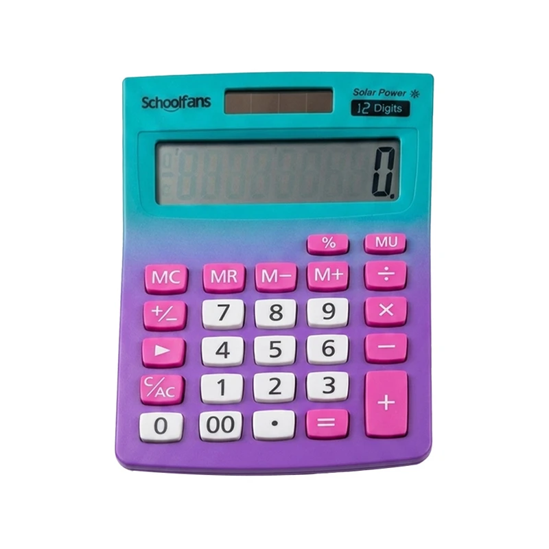 ماشین حساب اسکول فنس مدل پاستیلی کد 92901