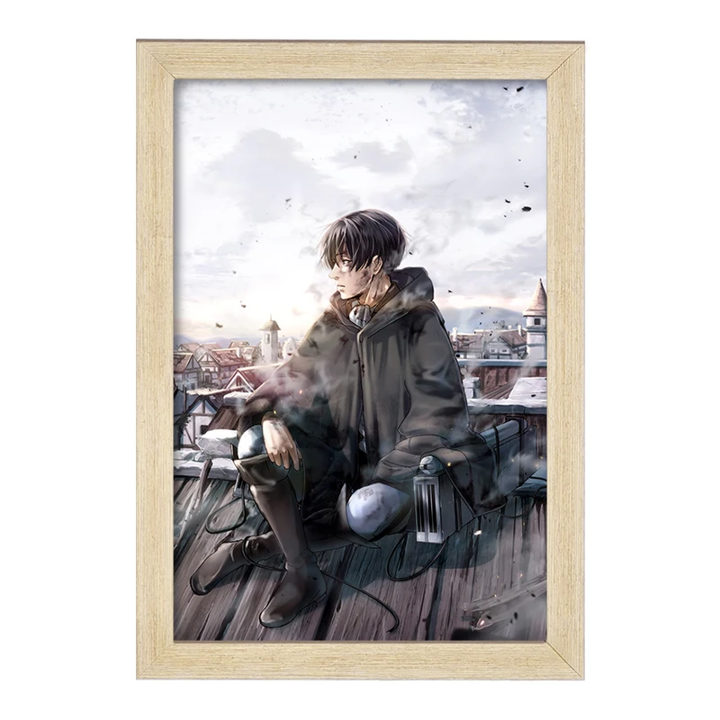 تابلو خندالو مدل لیوای انیمه اتک آن تایتان Attack on Titan  کد 18514