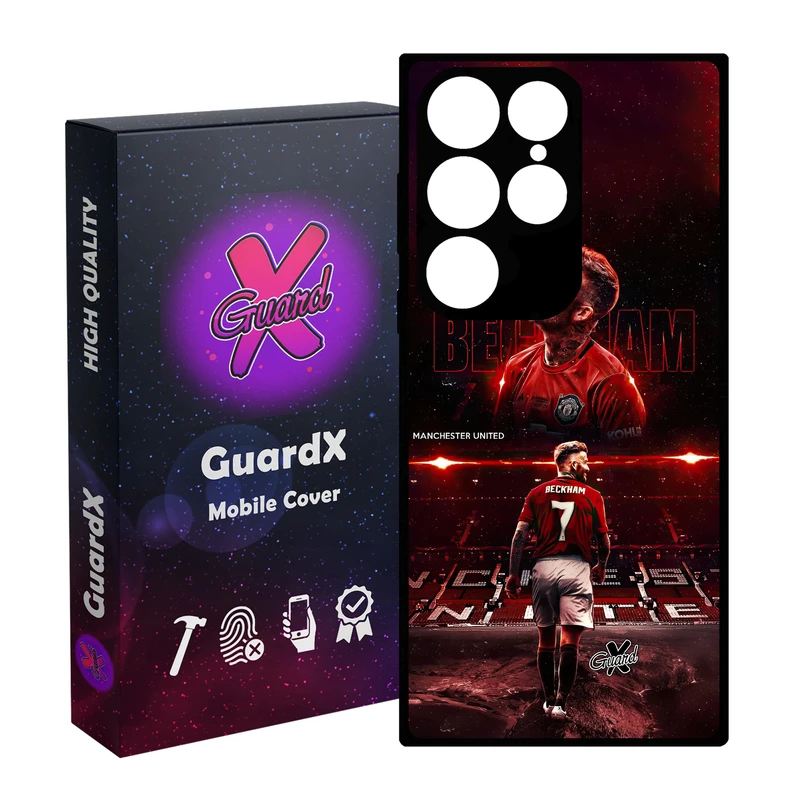 کاور گارد ایکس طرح David Beckham مدل Glass10581 مناسب برای گوشی موبایل سامسونگ Galaxy S24 Ultra
