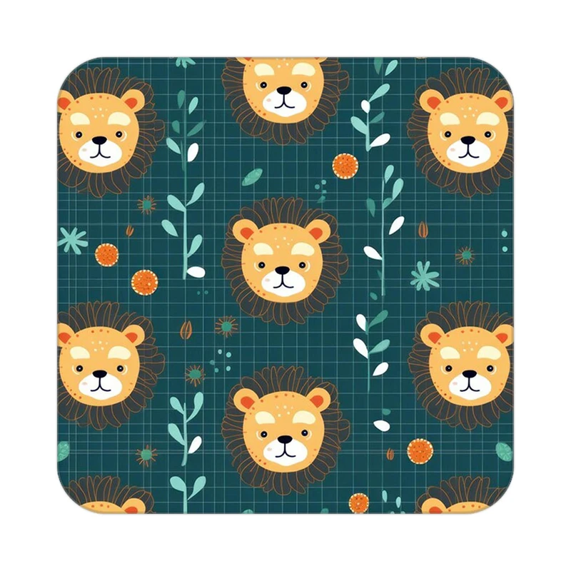 زیر لیوانی کاکتی طرح شیر مدل mp24074