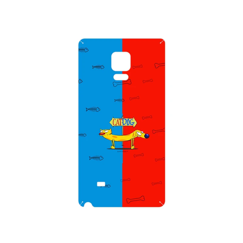 برچسب پوششی ماهوت مدل CatDog مناسب برای گوشی موبایل سامسونگ Galaxy Note Edge