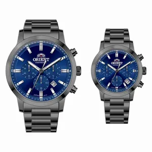 ست ساعت مچی عقربه‌ای کوارتز زنانه و مردانه اورینت کانتیننتال مدل 0117-8