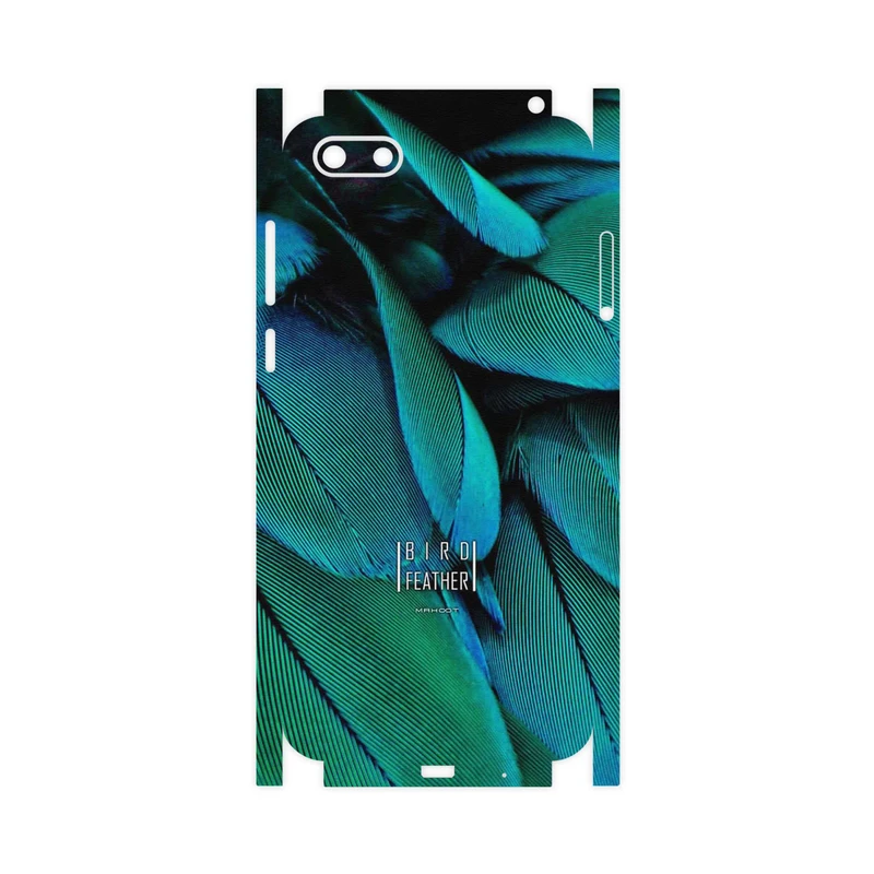 برچسب پوششی ماهوت مدل Green Feather-FullSkin مناسب برای گوشی موبایل هوآوی Y5 Prime 2018