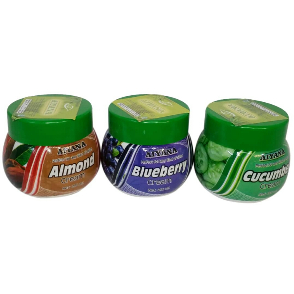 مراقبت پوست کرم مرطوب کننده آیانا مدل میوه ای حجم 200 میلی لیتر مجموعه 3 عددی