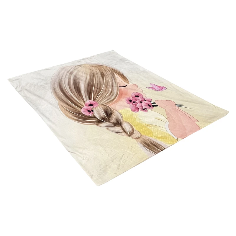 پتو مسافرتی 1 نفر مدل پرنسا سایز 200x155 سانتی‌متر